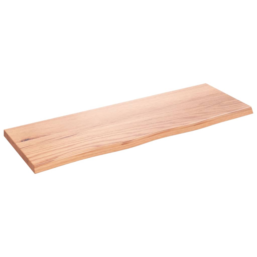 Vidaxx-Waschtischplatte 80x30x2, behandeltes Massivholz hellbraun