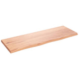 Vidaxx-Waschtischplatte 80x30x2, behandeltes Massivholz hellbraun