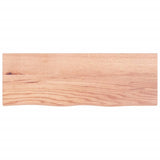 Vidaxx Waschtischplatte 80x30x (2-6) cm behandeltes Massivholz hellbraun
