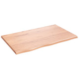 Vidaxx-Waschtischplatte 80x50x2, behandeltes Massivholz hellbraun
