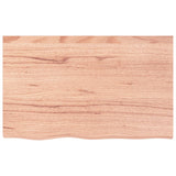Vidaxx-Waschtischplatte 80x50x2, behandeltes Massivholz hellbraun