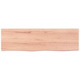 Vidaxx Waschtischplatte 100x30x (2-6) cm behandeltes Massivholz hellbraun