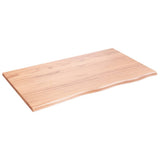 Vidaxx-Waschtischplatte 100x60x2, behandeltes Massivholz hellbraun