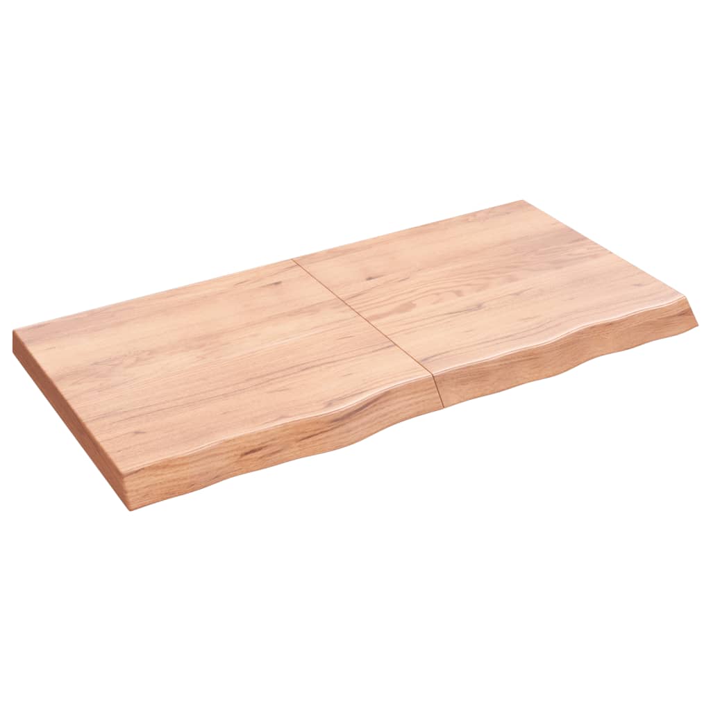 VIDAXL WASHBAIN-Blatt 120x60x (2-6) CM behandeltes massives Holz hellbraun