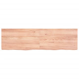 Vidaxl Washbasin Sheet 140x40x (2-4) CM Madera sólida tratada marrón claro