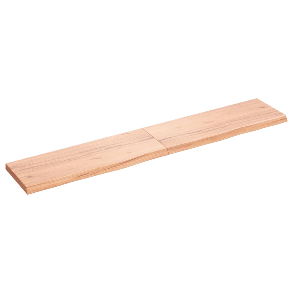 VIDAXL SCHEDA DI BASHBASIN 160X30X (2-4) CM Trattato in legno massiccio marrone chiaro