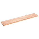 VIDAXL SCHEDA DI BASHBASIN 160X30X (2-4) CM Trattato in legno massiccio marrone chiaro