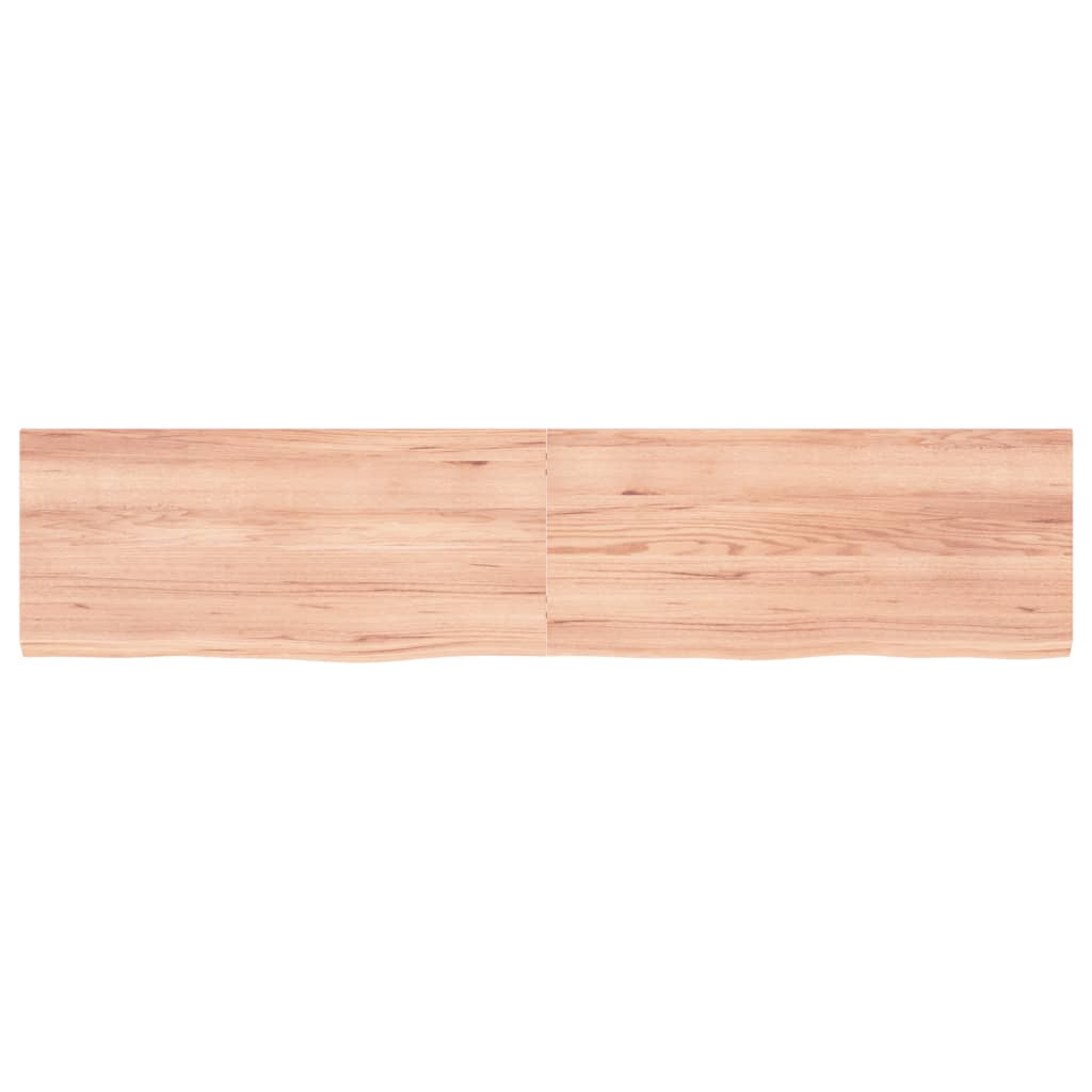 VIDAXL WASHBAIN-Blatt 180x40x (2-4) CM behandeltes massives Holz hellbraun