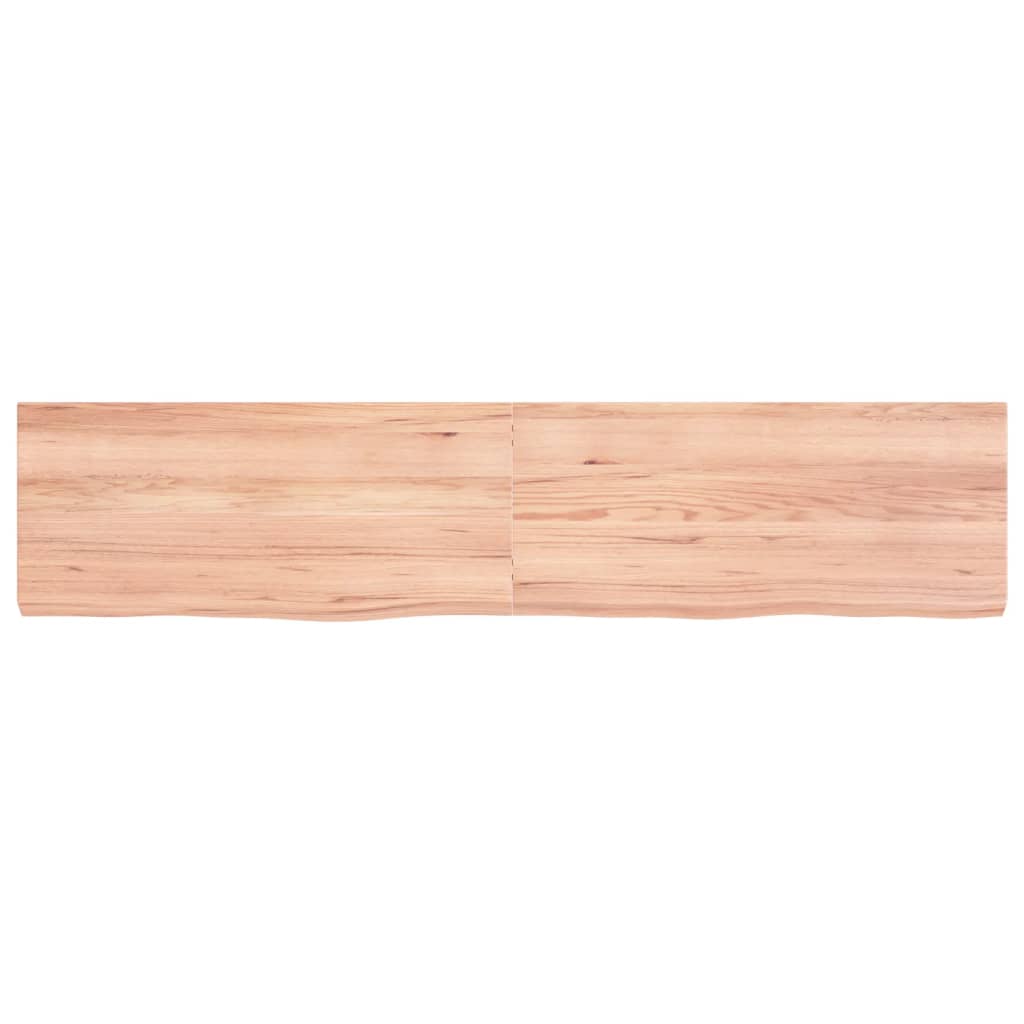 VIDAXL WASHBAIN-Blatt 180x40x (2-6) CM behandeltes massives Holz hellbraun