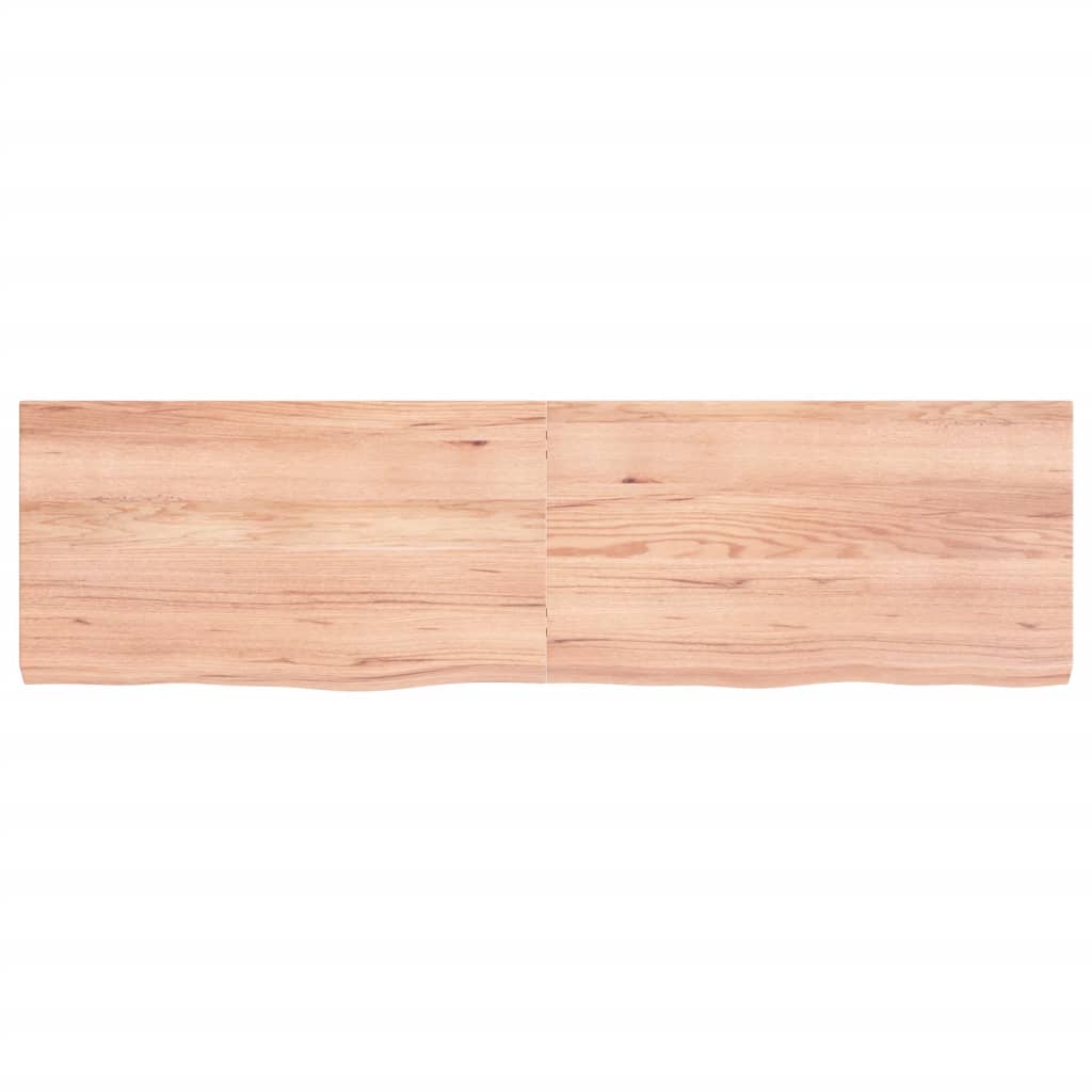 VIDAXL WASHBAIN-Blatt 180x50x (2-6) CM behandeltes massives Holz hellbraun