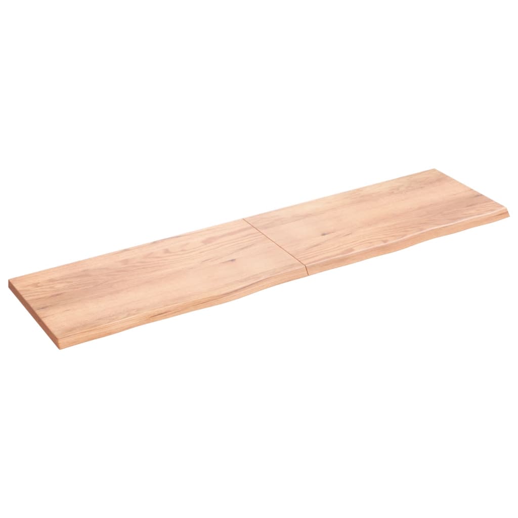 Vidaxl wastbasin Blat 200x50x (2-4) cm behandelt de staarke Holz Liichtbroch