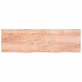 Vidaxx Waschtischplatte 200x60x (2-4) cm, behandeltes Massivholz hellbraun