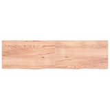 VIDAXL WASHBAIN-Blatt 220x60x (2-6) CM behandeltes massives Holz hellbraun