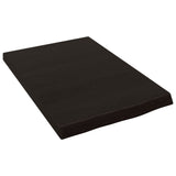 Vidaxx Waschtischplatte 40x60x (2-4) cm behandeltes Massivholz dunkelbraun