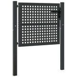 VidaXL Tor 105x125 cm Stahl Anthrazit
