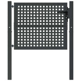 VidaXL Tor 105x125 cm Stahl Anthrazit