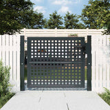 VidaXL Tor 105x125 cm Stahl Anthrazit