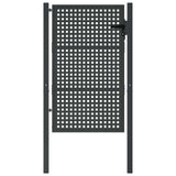 VidaXL Tor 105x175 cm Stahl Anthrazit