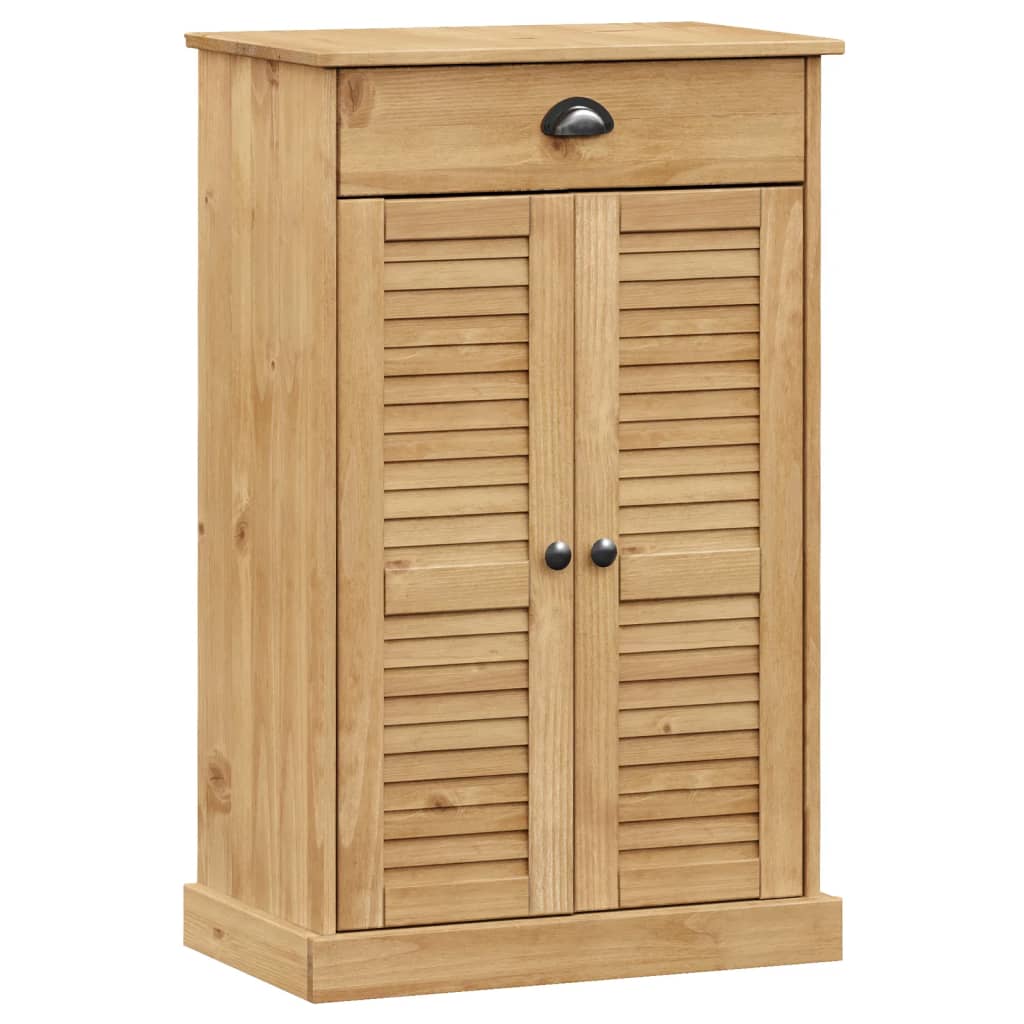 Vidaxl Shoe cabinet Vigo 60x35x96 cm Solid pine