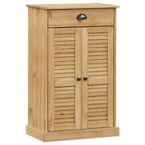 Vidaxl Shoe cabinet Vigo 60x35x96 cm Solid pine