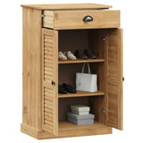 Vidaxl Shoe cabinet Vigo 60x35x96 cm Solid pine