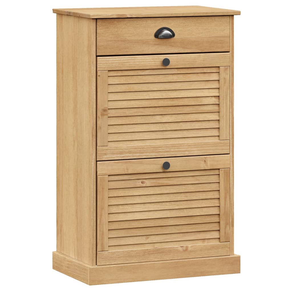 Armoire à chaussures Vidaxl Vigo 60x35x96 cm Pine solide