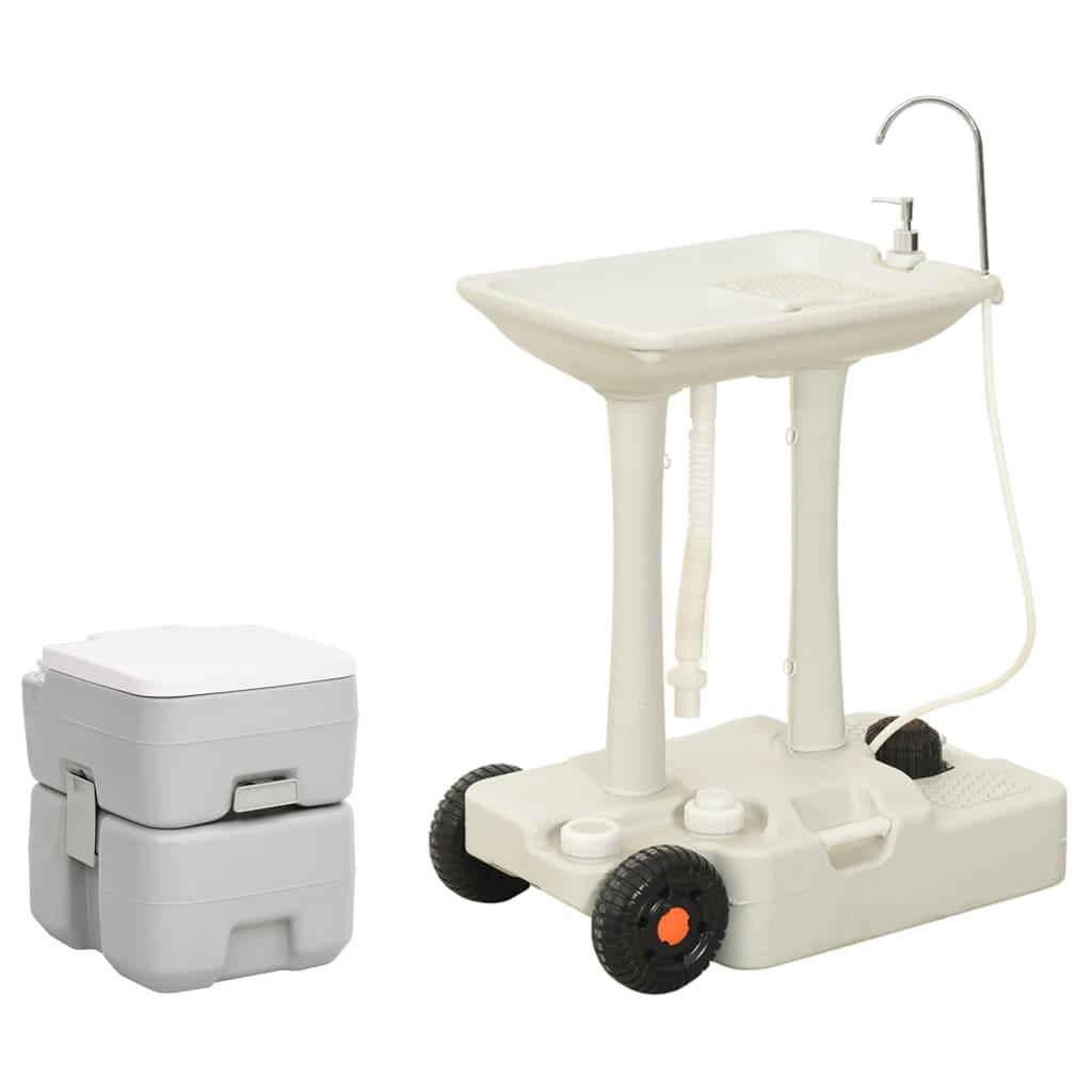 Vidaxl Camping toaleta i Washbasin Portable