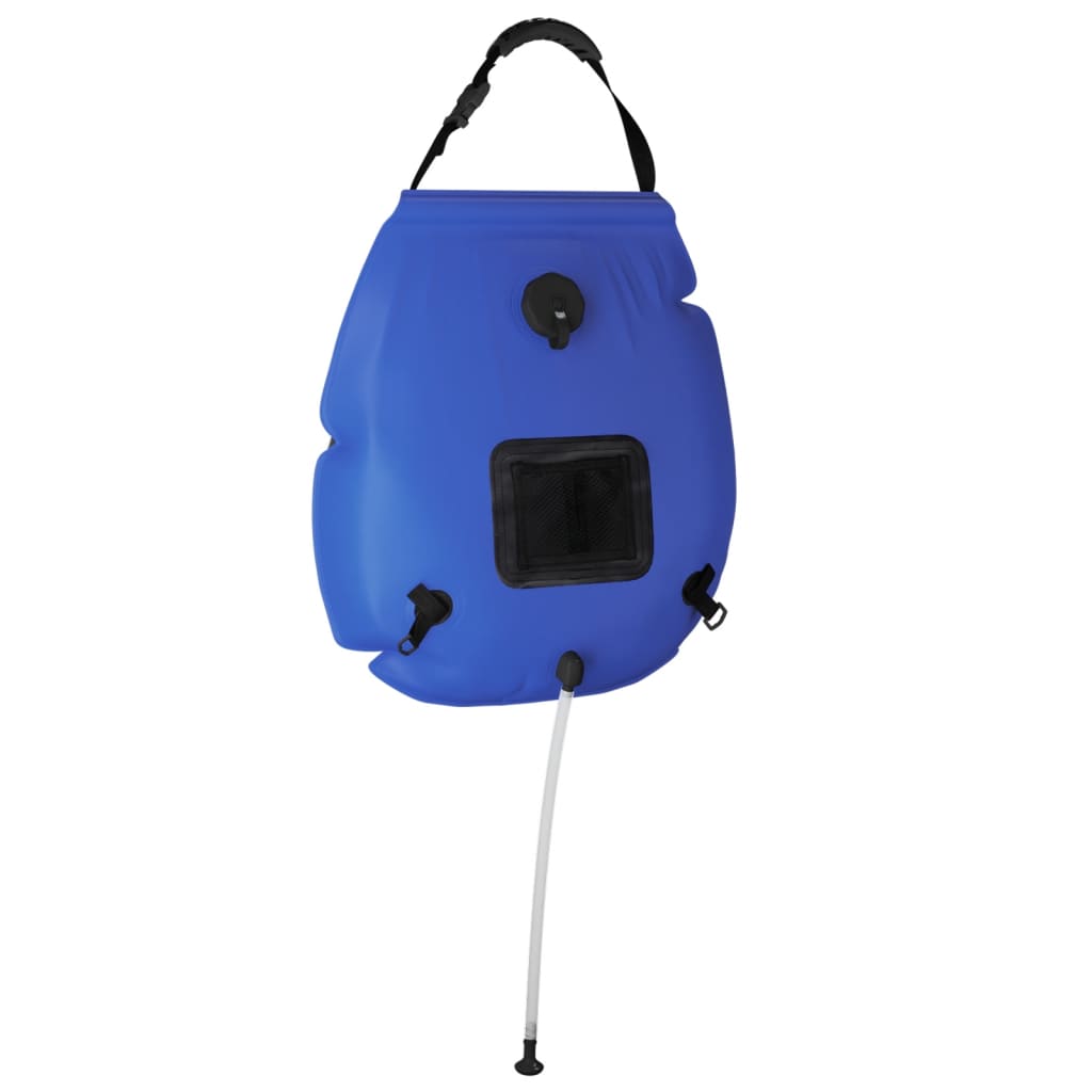 Vidaxl Duschbag Camping 20 l PVC Blau