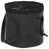 Vidaxl Emmers 2 PCs falten 30 l PVC Schwarz