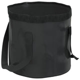 Vidaxl Emmers 2 PCs falten 30 l PVC Schwarz