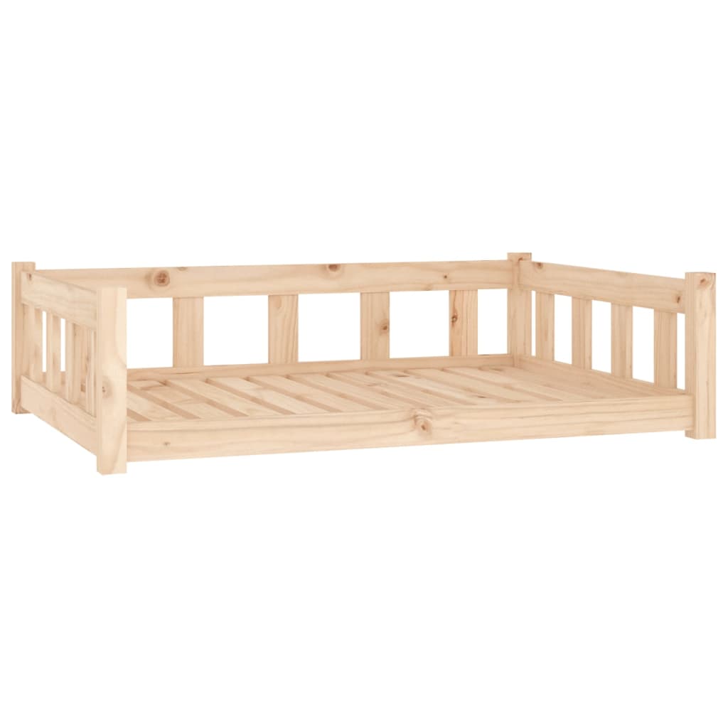 Vidaxxl Hundebett 105,5x75,5x28 cm massives Kiefernholz