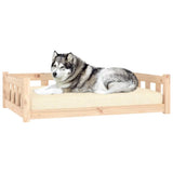 Vidaxxl Hundebett 105,5x75,5x28 cm massives Kiefernholz