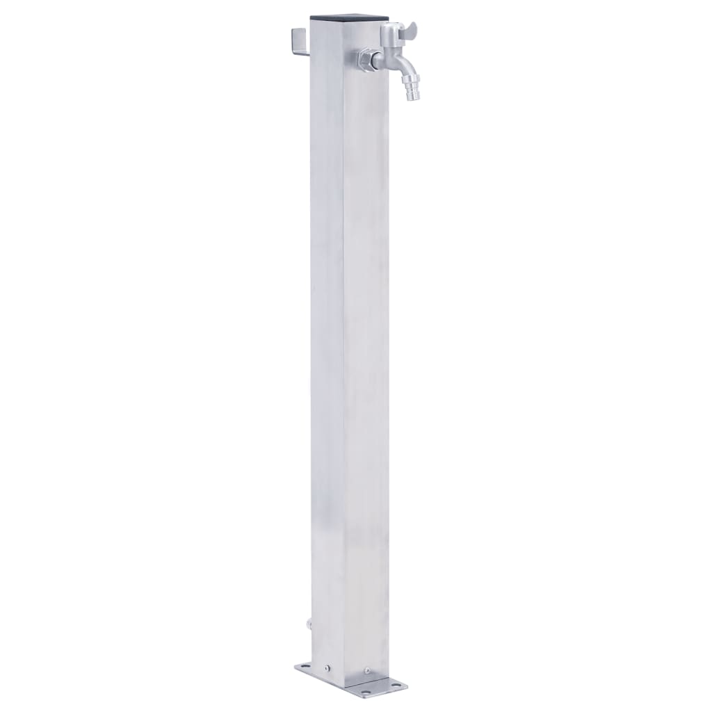 Vidaxl Wassersäule Quadrat 40 cm Edelstahl