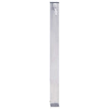 Vidaxx Wassersäule quadratisch 40 cm Edelstahl