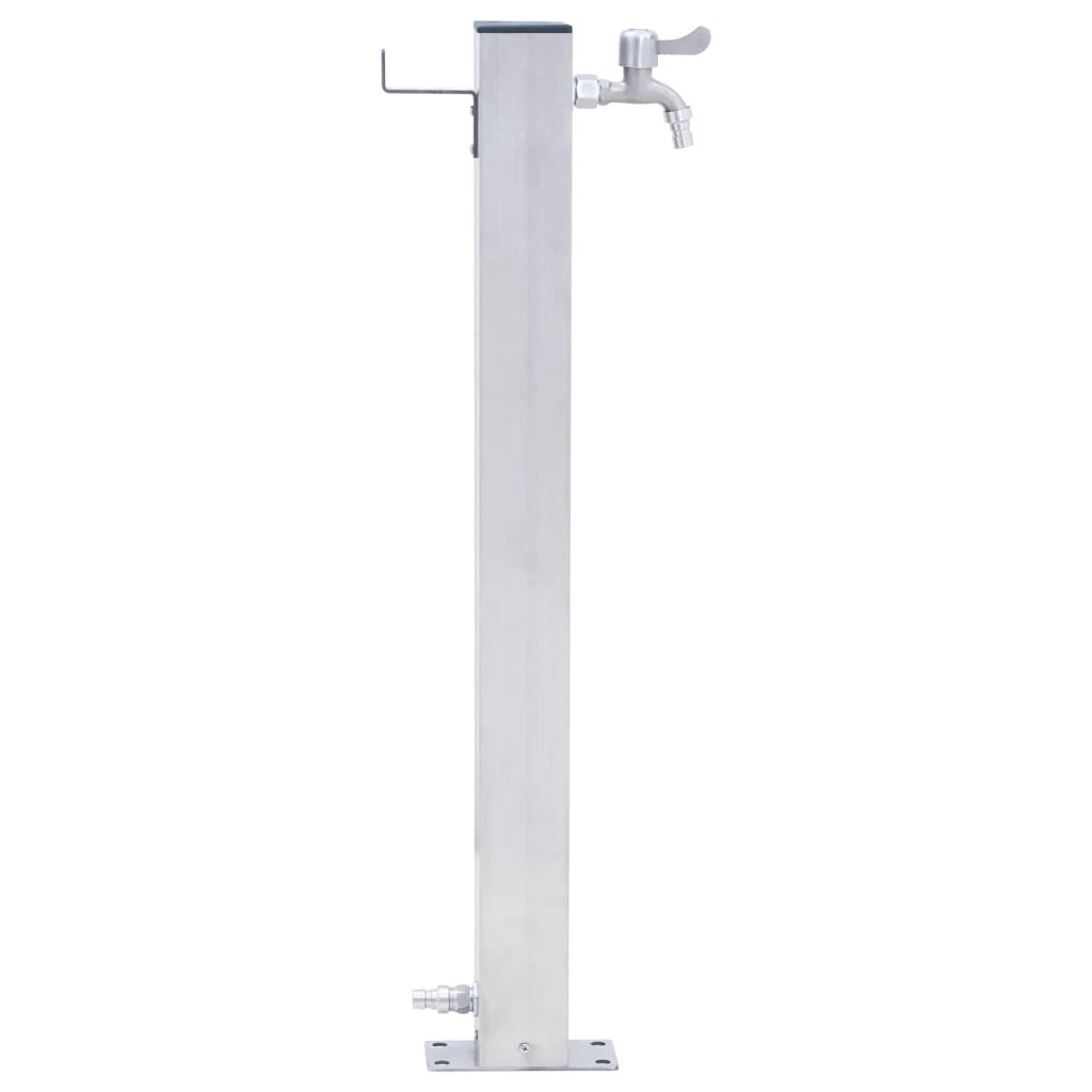 Vidaxl Wassersäule Quadrat 40 cm Edelstahl