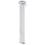 Vidaxx Wassersäule quadratisch 60 cm Edelstahl