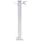 Vidaxl Wassersäule Quadrat 60 cm Edelstahl