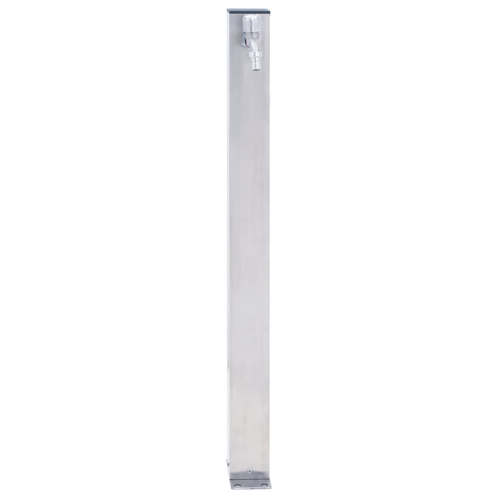 Vidaxl Wassersäule Quadrat 80 cm Edelstahl