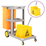 Vidaxl Cleaning Trolley con mimmer polipropene