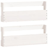 BIDAXL SO RACKS 2 ST 59X9X23 CM SOLID PINE VIT