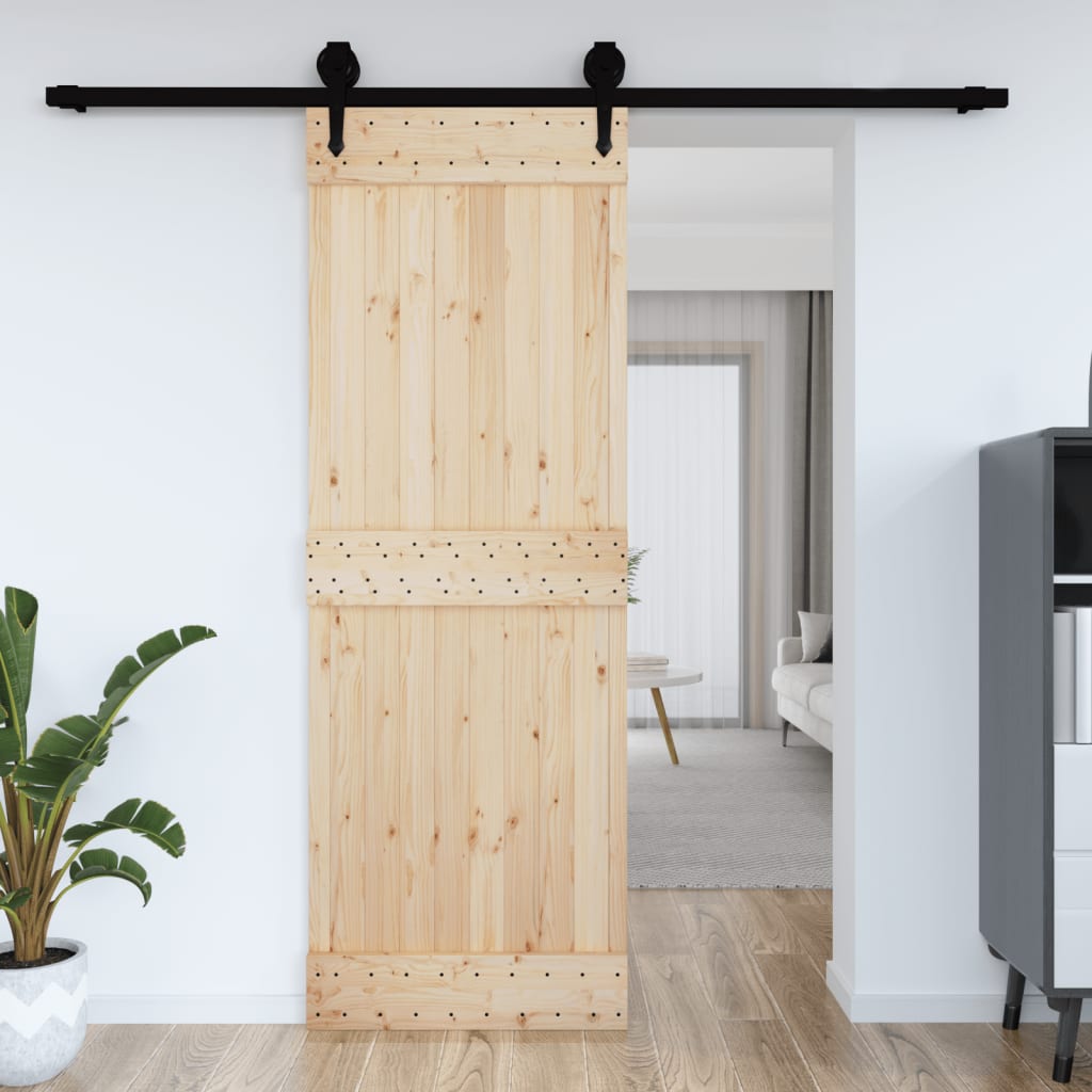 Vidaxl Door Narvik 80x210 cm Solid Pine