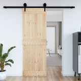 Vidaxl Door Narvik 80x210 cm Solid fyrretræ