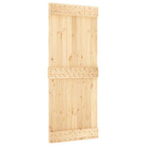 Vidaxx Tür Narvik 85x210 cm massives Kiefernholz
