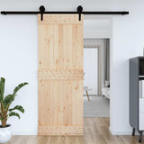 Vidaxx Tür Narvik 85x210 cm massives Kiefernholz