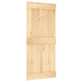 Vidaxx Tür Narvik 90x210 cm massives Kiefernholz