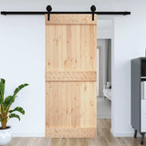 Vidaxx Tür Narvik 100x210 cm massives Kiefernholz