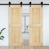 Vidaxl Door Narvik 70x210 cm Solid Pine