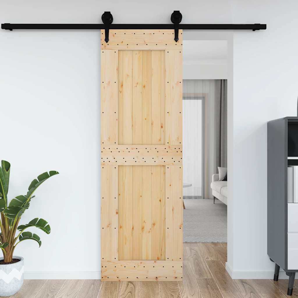 Vidaxx Tür Narvik 70x210 cm massives Kiefernholz