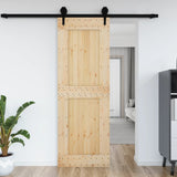 Vidaxl Door Narvik 80x210 cm Solid fyrretræ