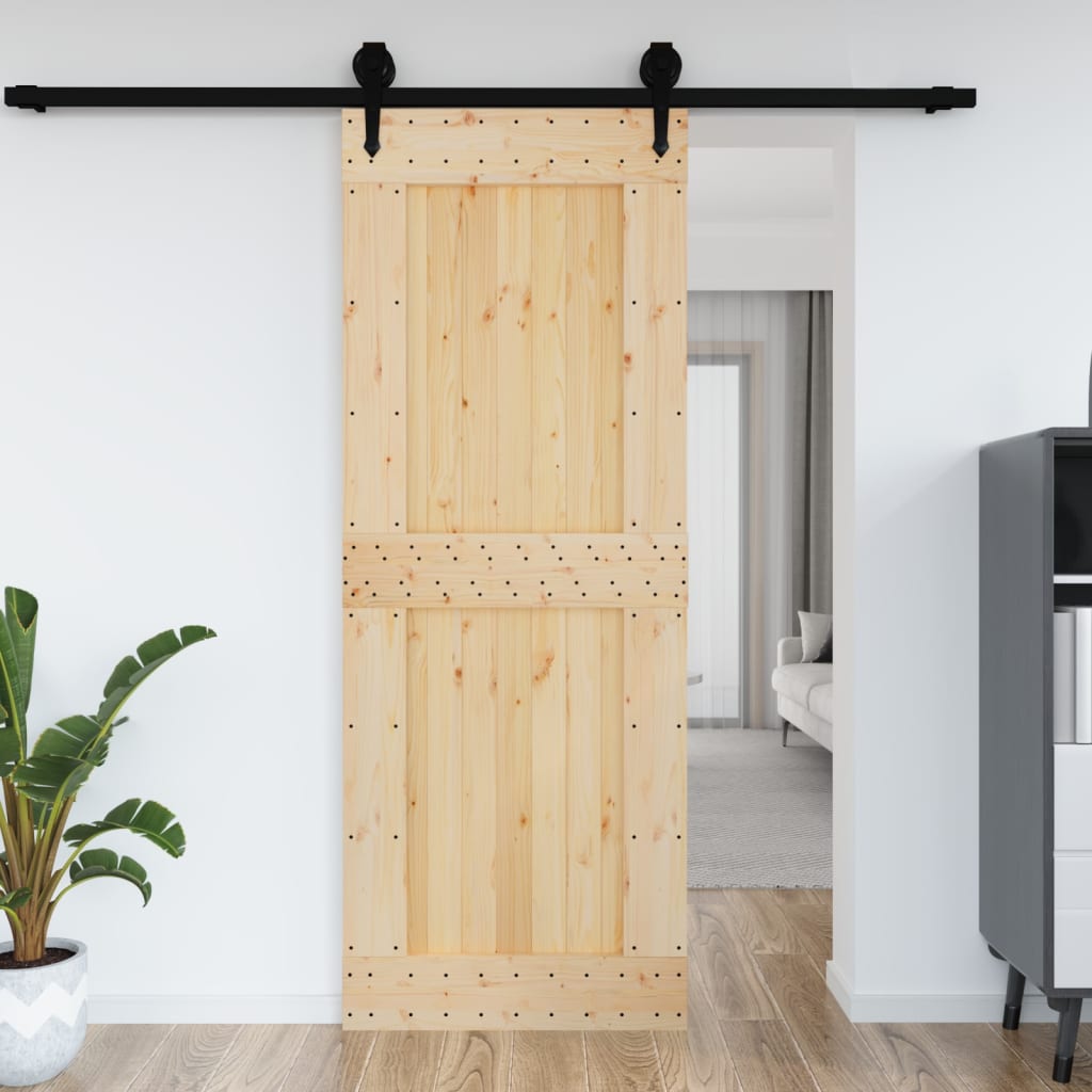 Vidaxl Door Narvik 85x210 cm Solid pine